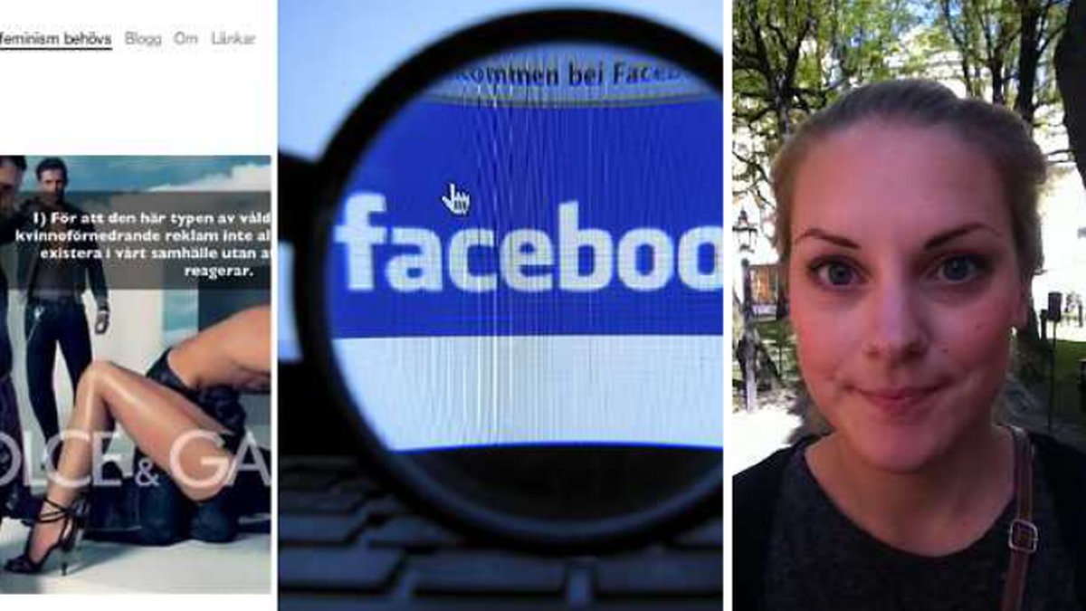 Sofia (t.h) fick sin sida, "33 anledningar", blockaded av Facebook.